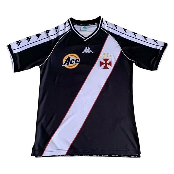 Tailandia Camiseta Vasco da Gama Segunda Equipación Retro 1999 2000 Negro
